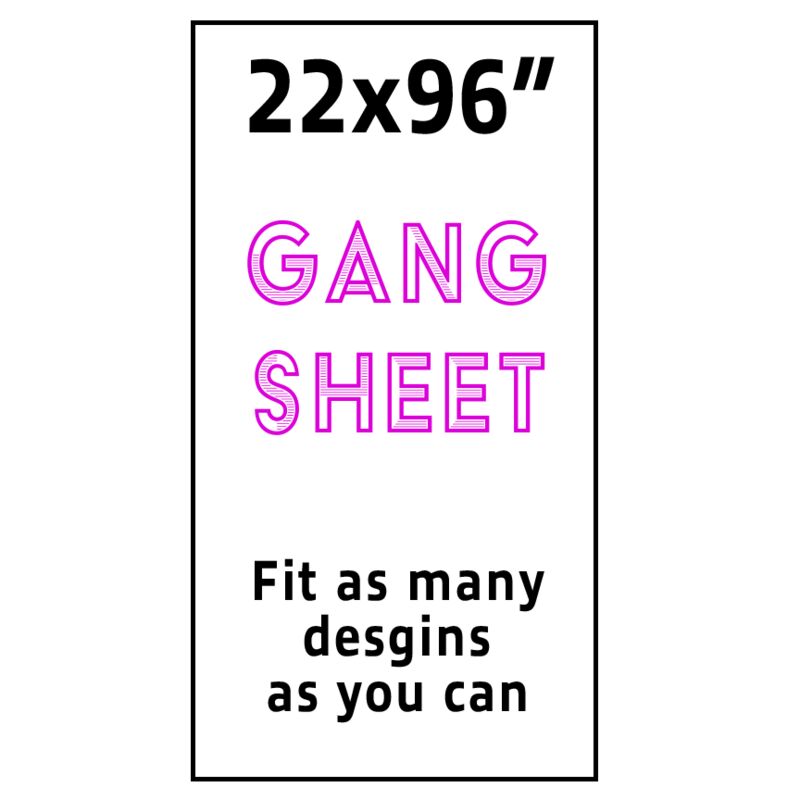 Full Color DTF Gang Sheet 22x96" Thumbnail