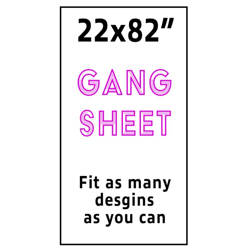 Full Color DTF Gang Sheet 22x82" Thumbnail