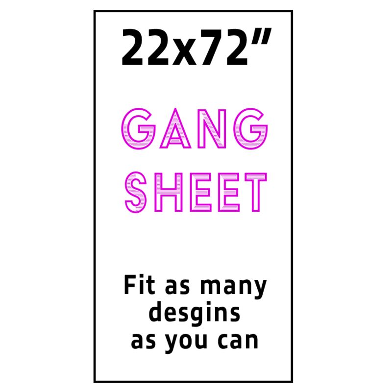 Full Color DTF Gang Sheet 22x72" Thumbnail